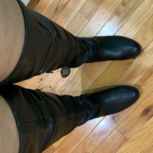 Black wide calf boots - Picture 5 of 5